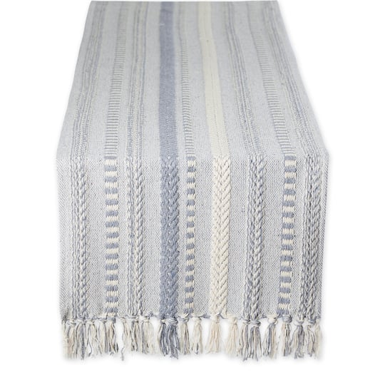 DII® 72" Braided Stripe Table Runner in Cool Gray | 15" x 72" | Michaels®